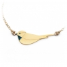 Bracelet Oiseau Doré - Bijoux Graphiques - Collection Little Bird d'Emmanuelle Biennassis - Les inutiles