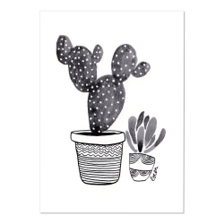 Carte Postale Duo de Cactus