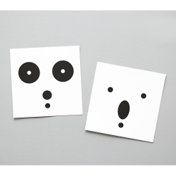 Carte postale Koala - minimalist bears - illustration noir & blanc - boutique Les inutiles