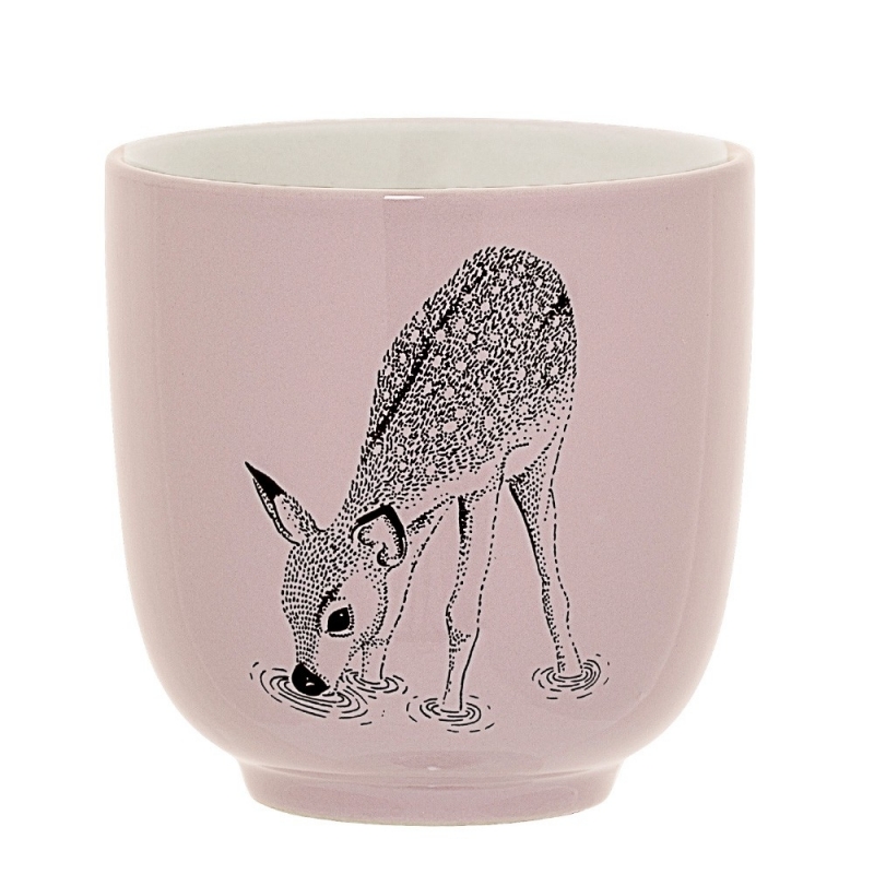 Petit Mug Faon Rose Mauve - Bloomingville - Boutique Les inutiles