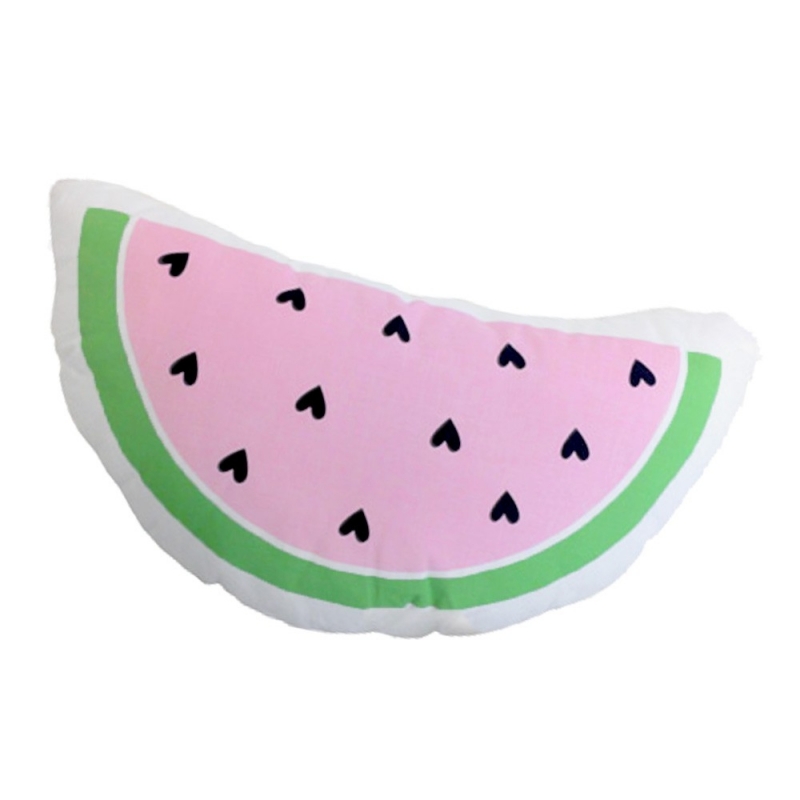 Coussin Pastèque Rose - Cushion Watermelon Pink - A Little Lovely Company - Boutique Les inutiles