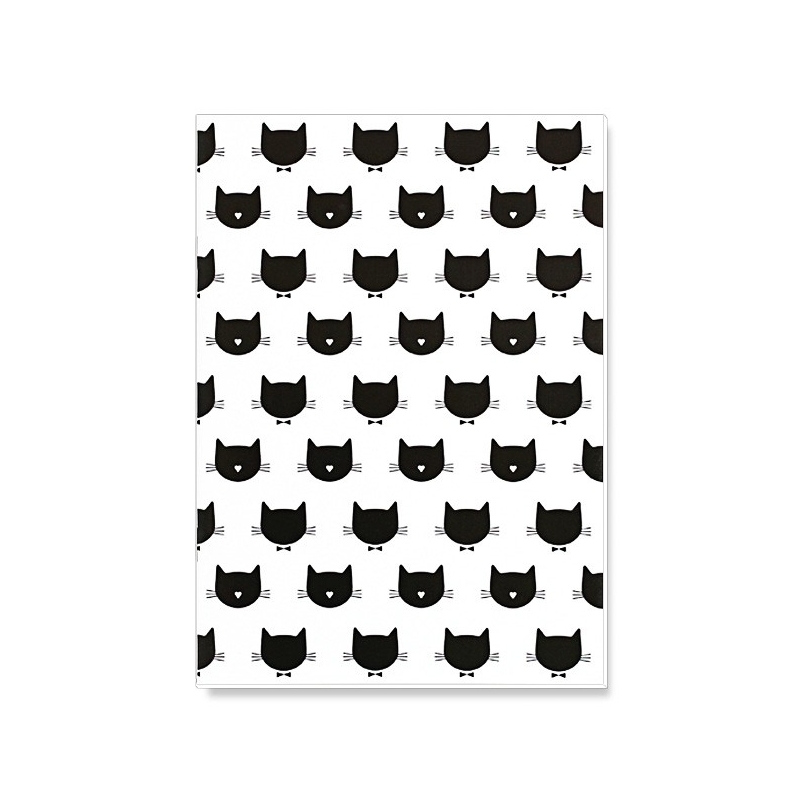 Notebook Kitty - Carnet Chat - Illustrée par Audrey Jeanne - Boutique Les inutiles