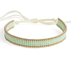 Bracelet Miyuki - n°5 Mint