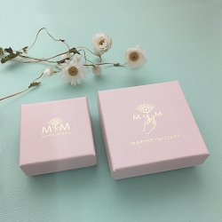 Bijoux Marine Mistake Boutique Les inutiles • Créatrice Française • Idée cadeau écrins à bijoux rose