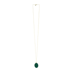 Sautoir Vert foncé • Bijoux Trois Petit Points • Collier pendentif photo • Bijouterie Les inutiles